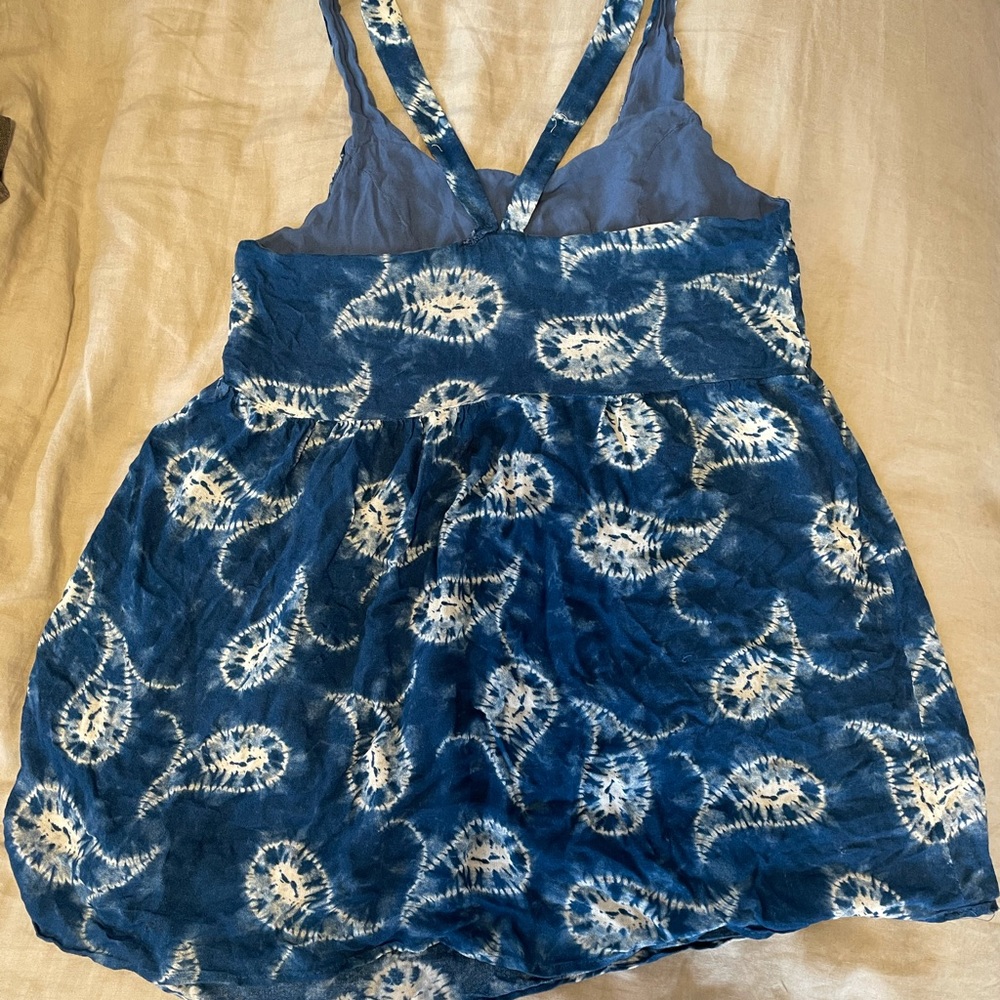 Blue paisley sun dress - Picture 7 of 7